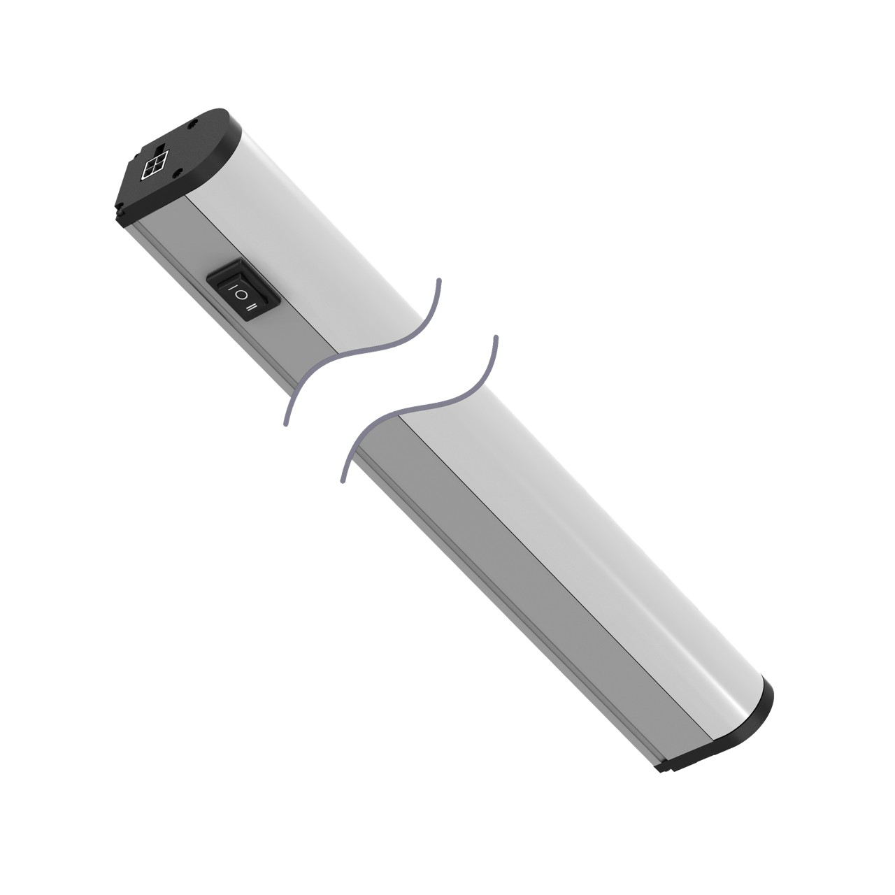 Banner Engineering LED Machine Light; Rectangular; 285 x 32 x 46mm; Daylight White Light; 90-264VAC; IP50; AC Power Cord (w/ US plug)